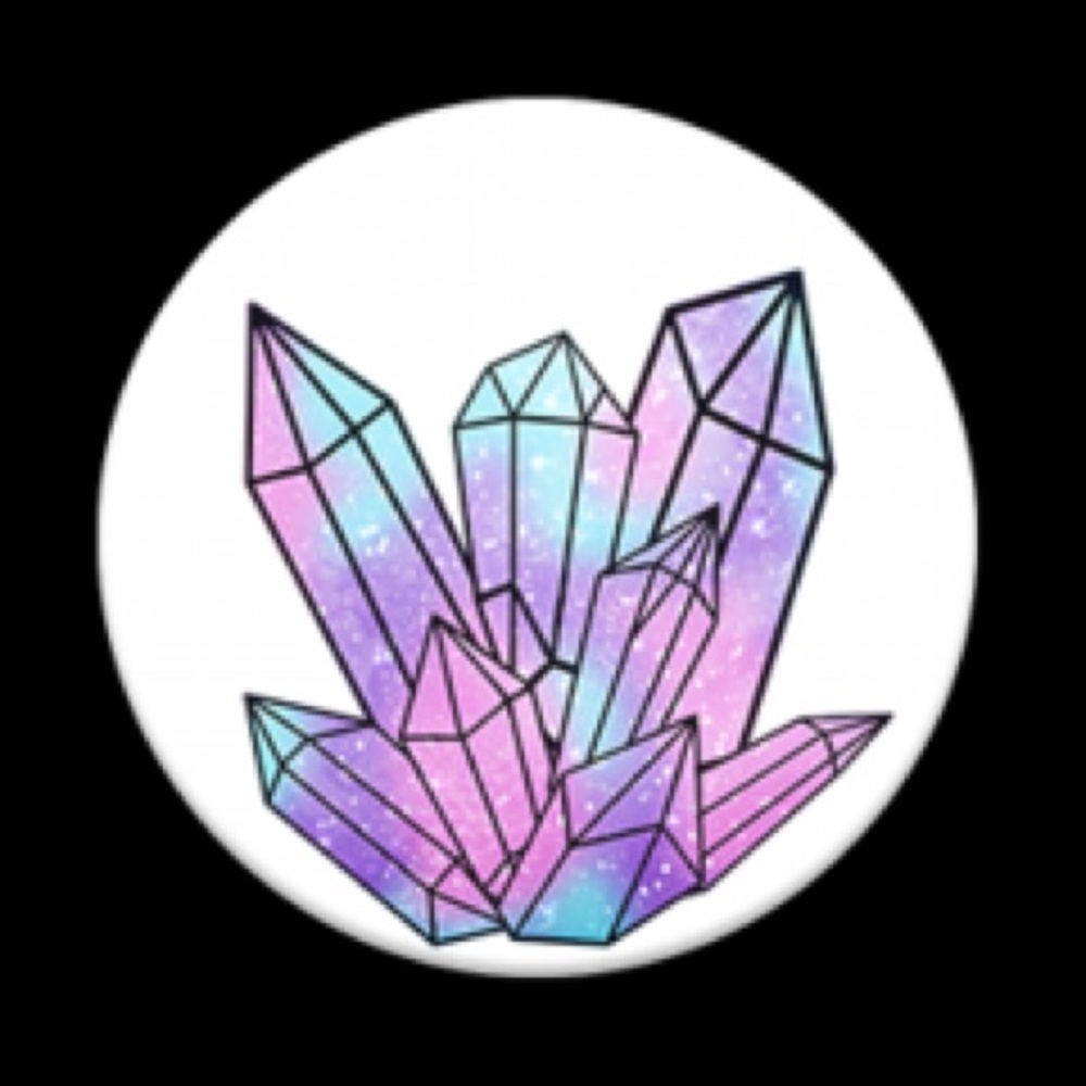 crystals pop socket